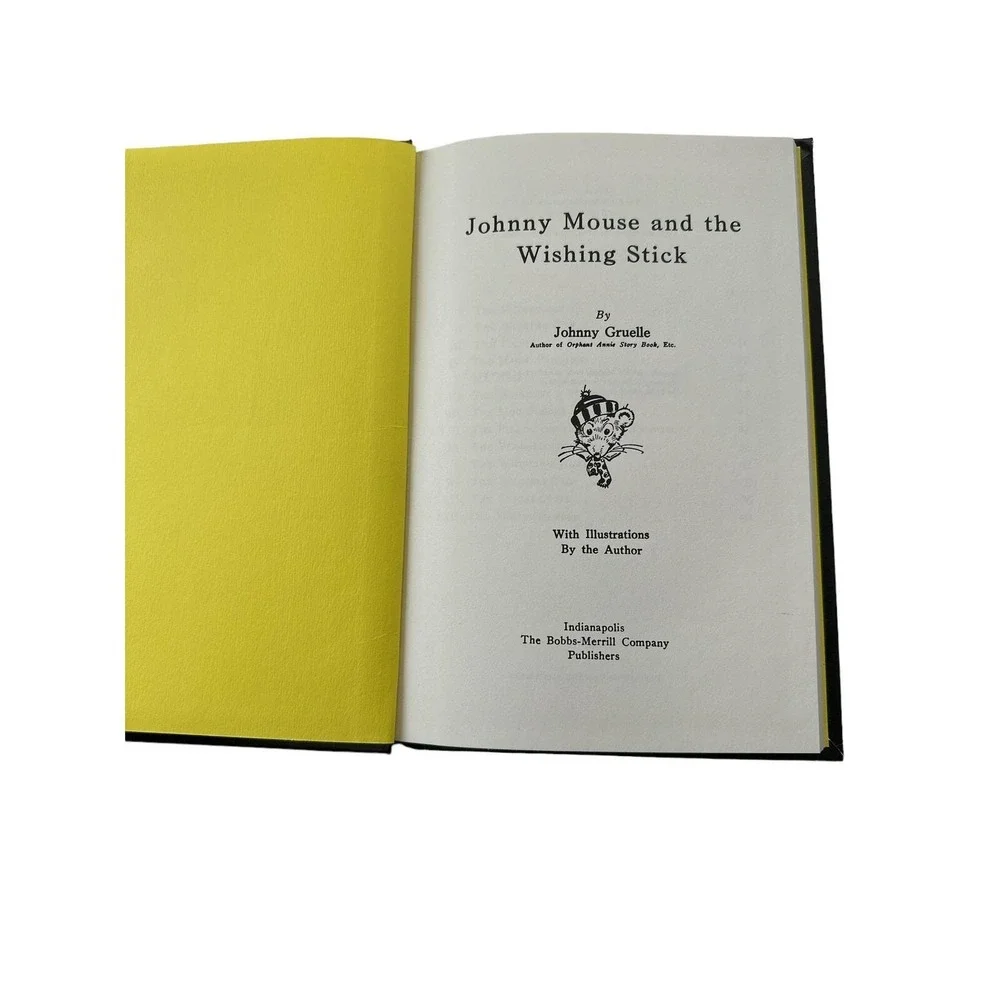 Johnny Mouse And The Wishing Stick By Johnny Gruelle Vintage 1973